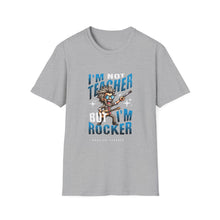 Load image into Gallery viewer, Rocker Teacher T-Shirt, Funny Teacher Tee, Unisex Graphic Tee, Softstyle Shirt, Teacher Appreciation Gift