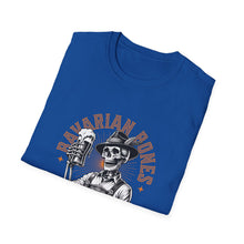 Load image into Gallery viewer, Rustic Skeleton T-Shirt, Graphic Tee for Day of the Dead, Casual Wear, Unique Gift, Halloween Shirt