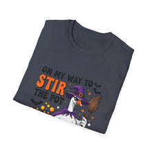 Load image into Gallery viewer, Funny Quote Goose Halloween Unisex Softstyle T-Shirt, Humorous Animal Tee, Halloween Costume Shirt, Halloween Party Apparel