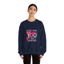 Load image into Gallery viewer, Little Miss Smarter Crewneck Sweatshirt - Kids Gift, Cute, Inspirational, Cozy, Everyday Wear