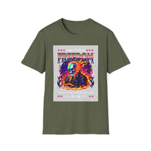 Load image into Gallery viewer, Freedom Graphic Tee for Rebels, Unisex Softstyle T-Shirt, Casual Wear, Gift for Independence Day, Alternative Fashion, Festival Outfit