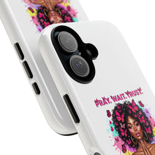 Load image into Gallery viewer, Inspirational Phone Case, Pray Wait Trust God Has a Plan, Spiritual Gift, Motivational Decor, Faith-Based Accessory