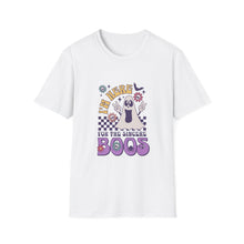 Load image into Gallery viewer, Halloween Ghost T-Shirt, Unisex Softstyle, Funny Boo Shirt, Halloween Costume, Spooky Season Apparel, Gift for Ghost Lovers
