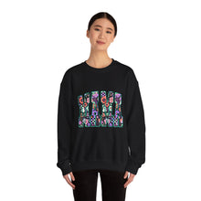 Load image into Gallery viewer, Floral Graphic Crewneck Sweatshirt, Cozy Unisex Sweatshirt, Everyday Comfort Sweatshirt, Flower Print Pullover, Trendy Gift Ideas
