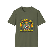 Load image into Gallery viewer, T-Shirt with Relaxing Design for Summer Fun, Best Day Ever Tee, Vacation Wear, Casual Style, Beach Celebration, Unisex Apparel