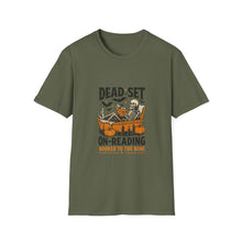 Load image into Gallery viewer, Halloween Reading T-Shirt, Funny Book Lovers Tee, Perfect for Book Clubs, Gifts for Readers, Spooky Season Apparel
