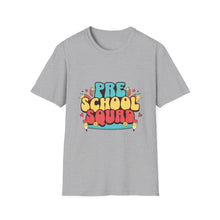 Load image into Gallery viewer, Playful Preschool Squad T-Shirt, Unisex Graphic Tee for Kids, Fun Birthday Gift, Back to School Apparel, Cute Family Outfit