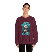 Load image into Gallery viewer, Genius Sweatshirt, Unisex Crewneck, Funny Gift for Science Lovers, Chill Vibe, Birthday Present, Casual Wear