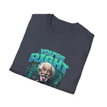 Load image into Gallery viewer, Genius Quote T-Shirt, Unisex Softstyle Tee, Fun Gift for Nerds, Motivational Shirt, Perfect for Birthdays, Casual Wear, Geeky Humor