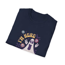 Load image into Gallery viewer, Halloween Ghost T-Shirt, Unisex Softstyle, Funny Boo Shirt, Halloween Costume, Spooky Season Apparel, Gift for Ghost Lovers