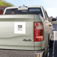 Load image into Gallery viewer, Jesus Did It Car Magnet, Faith-Based Car Decor, Christian Gift, Inspirational Magnet, Religious Car Accessory