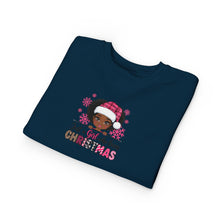 Load image into Gallery viewer, Christmas Toddler Sweatshirt, Festive Kids Apparel, Holiday Gift, Cute Girl Sweater, Winter Wear, Toddler Christmas Jumper, Christmas