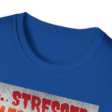 Load image into Gallery viewer, Stressed & Blessed True Crime Obsessed T-Shirt, Graphic Tee for True Crime Lovers, Gift for Stay-at-Home Days, Casual Wear, Gift for Friends