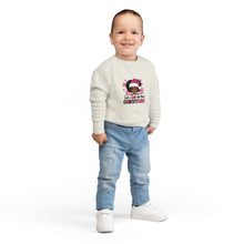 Load image into Gallery viewer, Christmas Toddler Sweatshirt, Festive Kids Apparel, Holiday Gift, Cute Girl Sweater, Winter Wear, Toddler Christmas Jumper, Christmas