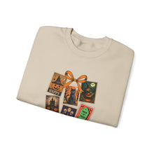 Load image into Gallery viewer, Halloween Pumpkin Sweatshirt, Cozy Fall Crewneck, Unisex Sweatshirt, Seasonal Fashion, Trick or Treat Top, Halloween Gift