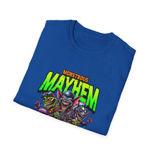 Load image into Gallery viewer, Monstrous Mayhem Unisex Softstyle T-Shirt, Graphic Tee, Halloween Costume, Gift for Gamers, Casual Wear, Fun T-Shirt