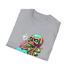 Load image into Gallery viewer, Funny Skull Quotes Unisex Softstyle T-Shirt, Do what makes you Happy, Graphic Tee, Sarcastic Shirt, Gift for Skull Lovers, Halloween Shirt