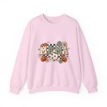 Load image into Gallery viewer, Fall Vibes Mama Sweatshirt, Cozy Crewneck for Moms, Halloween Gift, Seasonal Apparel, Autumn Fashion
