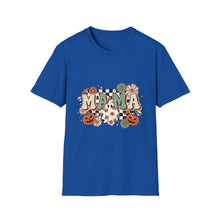 Load image into Gallery viewer, Fall Themed Mama T-Shirt, Halloween Shirt, Unisex Tee, Gift for Mom, Autumn Fashion