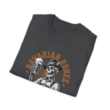 Load image into Gallery viewer, Rustic Skeleton T-Shirt, Graphic Tee for Day of the Dead, Casual Wear, Unique Gift, Halloween Shirt