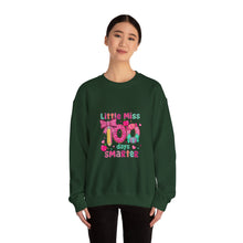 Load image into Gallery viewer, Little Miss Smarter Crewneck Sweatshirt - Kids Gift, Cute, Inspirational, Cozy, Everyday Wear