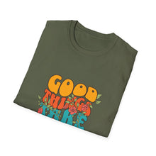 Load image into Gallery viewer, Good Vibes Unisex Softstyle T-Shirt - Perfect for Relaxation, Casual Wear, Unique Gift, Friendship, Positive Affirmation