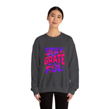 Load image into Gallery viewer, Grateful Sweatshirt - Cozy Crewneck for Everyday Comfort, Perfect Gift for Friends, Inspirational Apparel, Casual Style