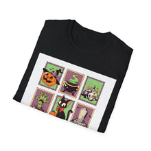 Load image into Gallery viewer, Spooky Halloween T-Shirt for Adults, Unisex Softstyle Tee, Perfect for Halloween Parties, Trick-or-Treat, Costume Wear, Fall Fashion