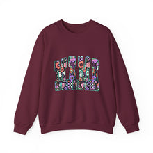 Load image into Gallery viewer, Floral Graphic Crewneck Sweatshirt, Cozy Unisex Sweatshirt, Everyday Comfort Sweatshirt, Flower Print Pullover, Trendy Gift Ideas