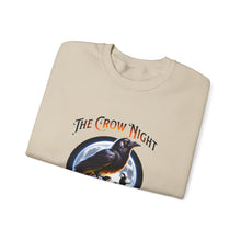 Load image into Gallery viewer, Crow Night Halloween Crewneck Sweatshirt | Unisex Sweatshirt for Fall, Halloween Spirit, Cozy Autumn Vibes, Perfect Gift