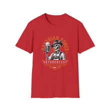 Load image into Gallery viewer, Rustic Skeleton T-Shirt, Graphic Tee for Day of the Dead, Casual Wear, Unique Gift, Halloween Shirt