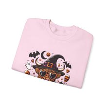 Load image into Gallery viewer, Halloween Dog Sweatshirt, Unisex Crewneck, Cozy Fall Apparel, Spooky Season Gift, Pet Lover's Top