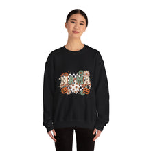 Load image into Gallery viewer, Fall Vibes Mama Sweatshirt, Cozy Crewneck for Moms, Halloween Gift, Seasonal Apparel, Autumn Fashion