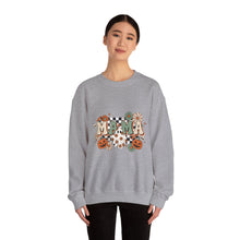 Load image into Gallery viewer, Fall Vibes Mama Sweatshirt, Cozy Crewneck for Moms, Halloween Gift, Seasonal Apparel, Autumn Fashion