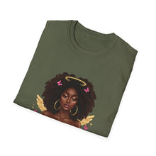 Load image into Gallery viewer, Gods Favorite Baddie Unisex T-Shirt, African American Woman Tee, Black Princess Shirt, Black History Gift, Self Love Apparel
