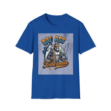 Load image into Gallery viewer, Bad Ass Fisherman Unisex T-Shirt, Fishing Gift, Casual Tee, Funny Shirt for Anglers, Outdoor Apparel, Best Fisherman Shirt