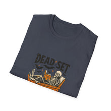 Load image into Gallery viewer, Halloween Reading T-Shirt, Funny Book Lovers Tee, Perfect for Book Clubs, Gifts for Readers, Spooky Season Apparel