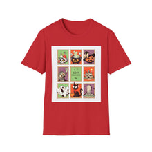 Load image into Gallery viewer, Halloween-Themed Unisex Softstyle T-Shirt: Spooky Fun for All Ages, Perfect for Parties, Celebrations, Trick or Treating, and Gifting!