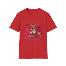 Load image into Gallery viewer, Howdy Christmas Unisex T-Shirt - Festive Apparel for Holiday Cheer, Christmas Gift, Family Gathering, Fun Party Shirt, Casual Wear