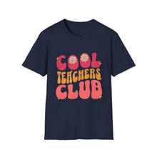 Load image into Gallery viewer, Cool Teachers Club T-Shirt, Teacher Appreciation Gift, Back-to-School Shirt, Fun Teacher Tee, Casual Classroom Attire