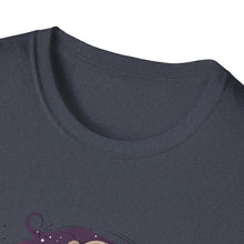 Load image into Gallery viewer, Halloween Rebel Skull Tee, Unisex T-Shirt, Softstyle Graphic Shirt, Halloween Costume, Fall Apparel, Gift for Him/Her