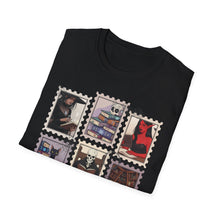 Load image into Gallery viewer, Literary Cat Lover T-Shirt, Fun Gift for Book Lovers, Cozy Reading Tee, Perfect for Birthdays, Cat-Themed Casual Wear