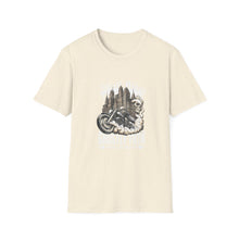 Load image into Gallery viewer, Motorcycle City Unisex Softstyle T-Shirt, Adventure Apparel, Gift for Bikers, Graphic Tee for Motorbike Lovers, Casual Wear