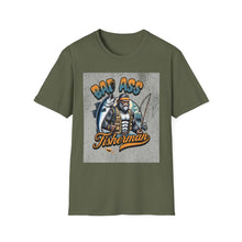 Load image into Gallery viewer, Bad Ass Fisherman Unisex T-Shirt, Fishing Gift, Casual Tee, Funny Shirt for Anglers, Outdoor Apparel, Best Fisherman Shirt