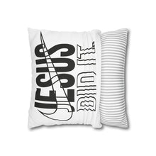 Load image into Gallery viewer, Inspirational Throw Pillow Case, Jesus Did It Decorative Pillow Cover, Christian Home Decor, Motivational Cushion, Faith-Based Gift