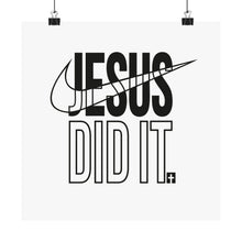 Load image into Gallery viewer, Nike-Inspired Jesus Vertical Poster, Christian Wall Art, Faith Decor, Inspirational Home Accent, Gift for Believers, Religious Decor