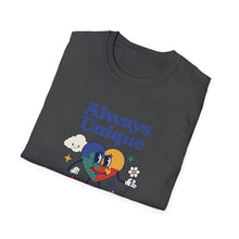 Load image into Gallery viewer, Always Unique Unisex T-Shirt, Fun Graphic Tee for Creativity Lovers, Gift for Friends, Casual Wear, Everyday Style