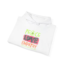 Load image into Gallery viewer, Peace Love Empathy Hoodie | Unisex Heavy Blend Sweatshirt for Comfort and Style, Ideal for Gift-Giving, Cozy Wear, and Everyday Use
