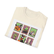 Load image into Gallery viewer, Spooky Halloween T-Shirt for Adults, Unisex Softstyle Tee, Perfect for Halloween Parties, Trick-or-Treat, Costume Wear, Fall Fashion