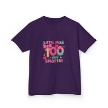 Load image into Gallery viewer, Kids Heavy Cotton™ Tee: Little Miss Smarty, Fun Gift for Little Girls, Back to School Shirt, Birthday Present, Cute Kids Clothing